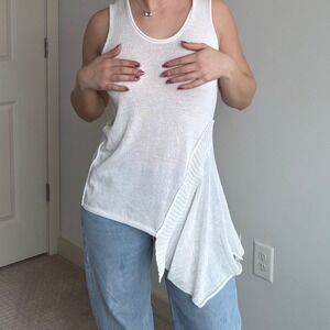 Animale Asymmetrical Flowy Fit Knit Top